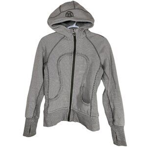 lululemon athletica Gray Hooded Jacket